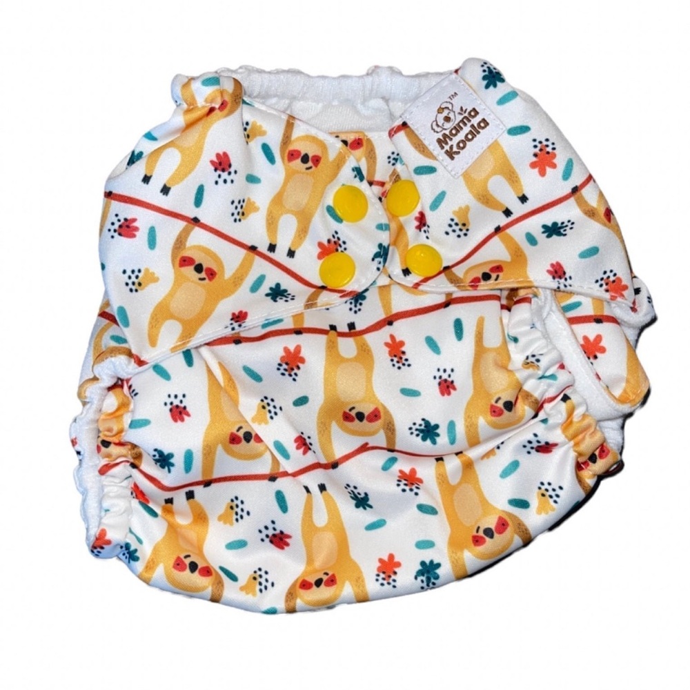 Mama Koala Tan Sloth Hanging Cloth Diaper